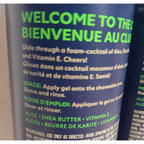 (Lot Of 3) Dollar Shave Club Shave Gel Shea Butter &Aloe Sensitive Skin 6.7 oz - Picture 7 of 7